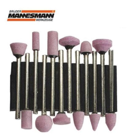 Мини накрайници за гравиране и шлайфане (12бр.) / Mannesmann 92560 / 1