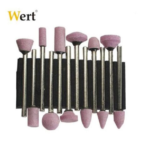 Мини накрайници за гравиране и шлайфане 12бр. / Wert W 6212 / 1