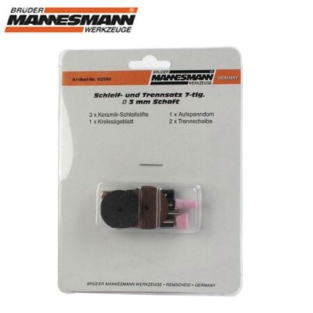 Мини накрайници за гравиране и шлайфане 7 части / Mannesmann 92566 / 2