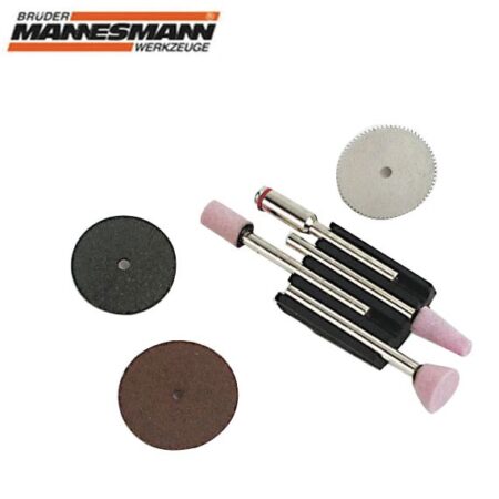 Мини накрайници за гравиране и шлайфане 7 части / Mannesmann 92566 / 1