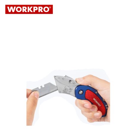 Мини Сгъваем Макетен нож / Workpro W011003 / 5