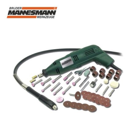 Мини шлайф за гравиране с удължител / Mannesmann 92577 /, 130 W 1