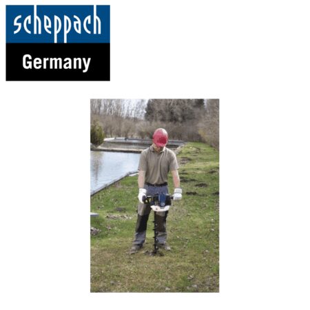 Моторен свредел за дупки в земята, EB1700 / Scheppach 5904702903 / свредел 100 мм 2