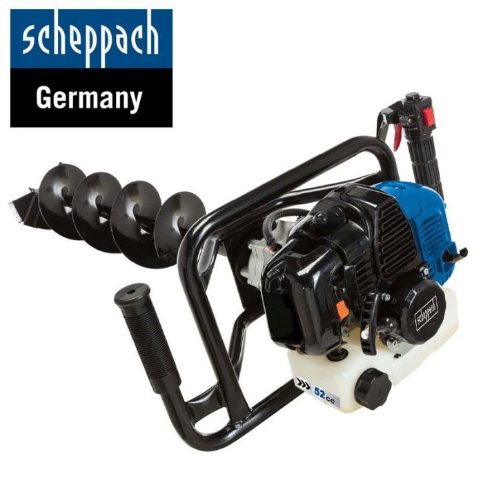 Моторен свредел за дупки в земята Scheppach EB2000 / 5904704903 / 17