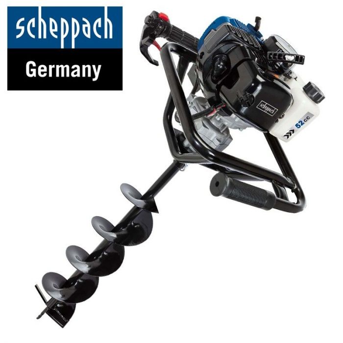 Моторен свредел за дупки в земята Scheppach EB2000 / 5904704903 / 18