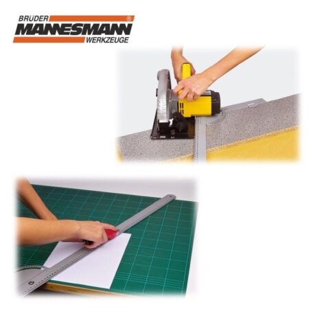 Мултифункционален линеал с ъгломер / транспортир / Mannesmann 81200 / 2