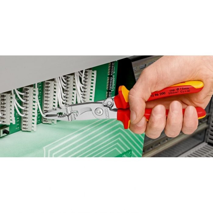 Мултифункционални Електричарски клещи / KNIPEX 1396200 T / 4