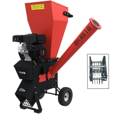 Бензинова дробилка за клони до Ø76мм GUDE GH 651 B / 94396 / 1