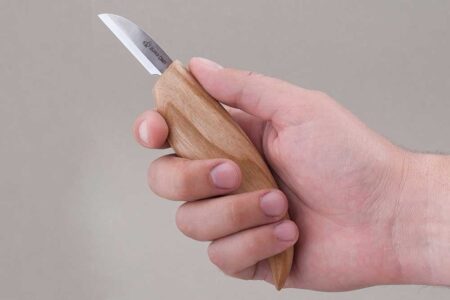 Нож за дърворезба, право острие 40мм / BeaverCraft C2 / 2
