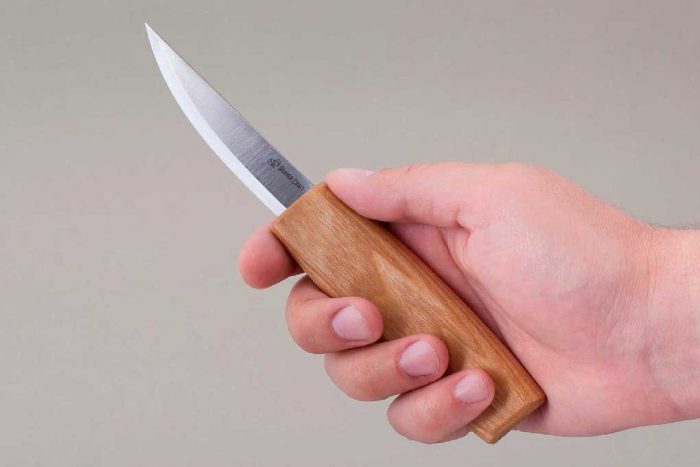 Нож за дърворезба 185/80mm / BeaverCraft C4M / 2
