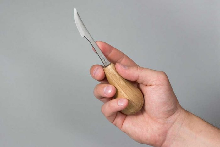 Нож за дърворезба с кръгла дръжка 165/40 мм 2