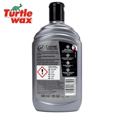 Паста за драскотини / Полираща паста HS CERAMIC POLISH AND WAX (500мл) / Turtle Wax FG53341 / 3
