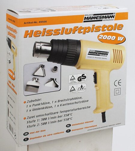 Пистолет за горещ въздух / Mannesmann 49500 /, 2000W 2