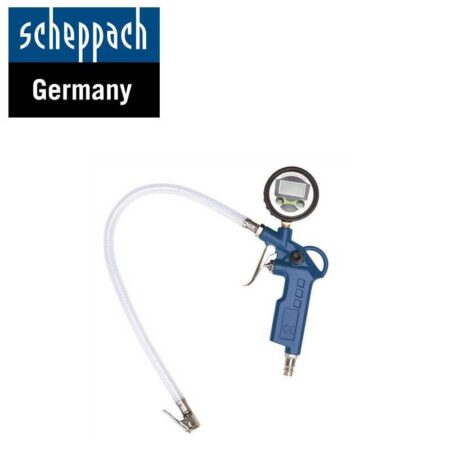 Пистолет за помпaне на гуми с манометър / Scheppach 7906100736 / 1