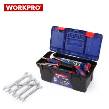 Пластмасов куфар с инструменти 170 части / Workpro W009002 / 3