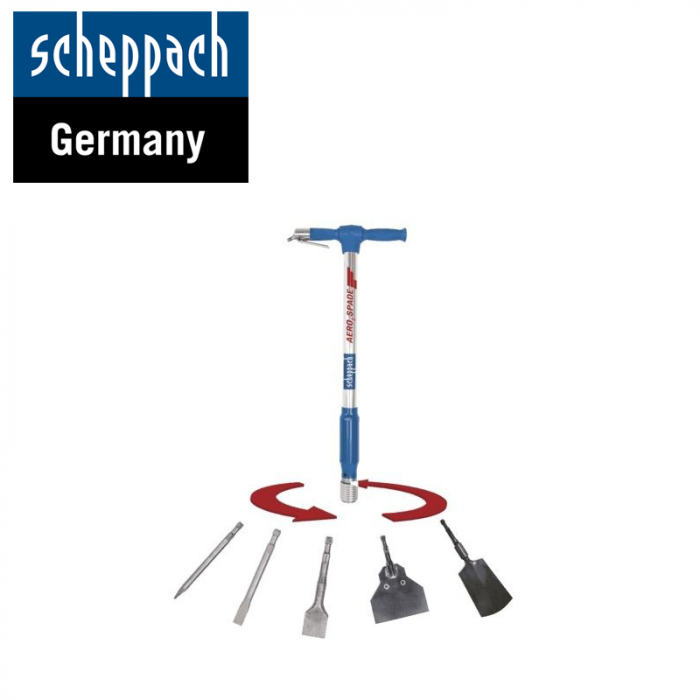Пневматичен инструмент 5-в-1 Scheppach AERO 2 SPADE 2