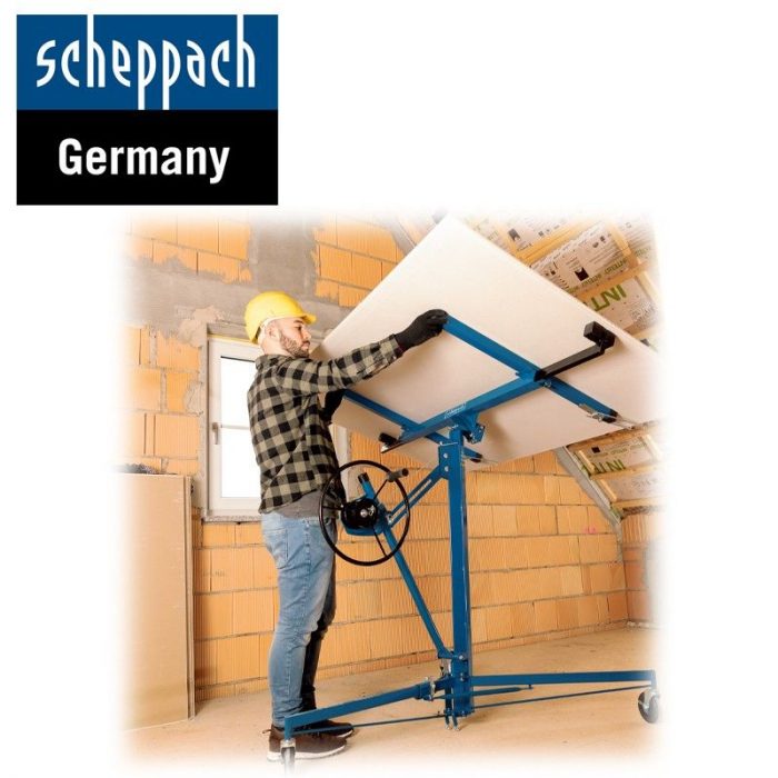 Повдигач за гипсокартон, 1220-3350мм, Scheppach TBL400 / 5902001901 / 8