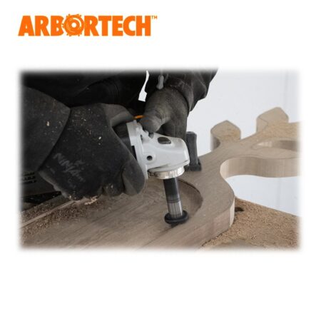Прав цилиндричен накрайник за дърво - за ъглошлайф Turboshaft / Arbortech IND.FG.500.60 / 8