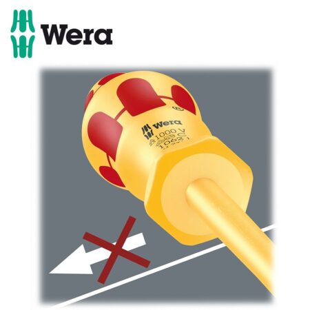 Права изолирана отвертка 0.6 x 3.5 x 100 мм VDE Kraftform 1060 i 7