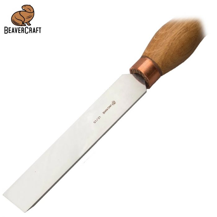 Право длето - плоско 21 mm / BeaverCraft G1/21 / 2