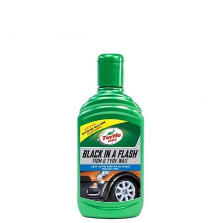 Препарат за Пластмаса, гума и винил TURTLE WAX Black in a flash gel - 300 ml 1