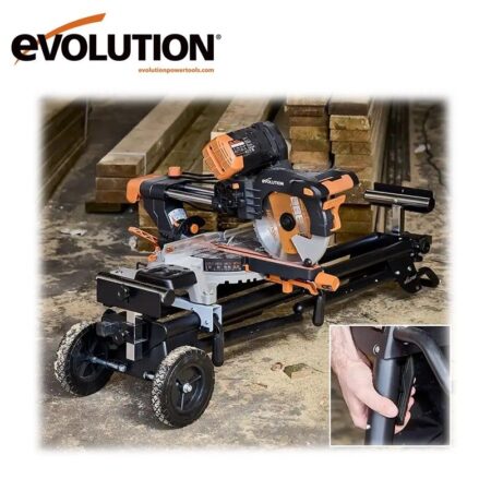 Работна маса за циркуляр за ъглово рязане с колела / EVOLUTION 005-0005 / 2