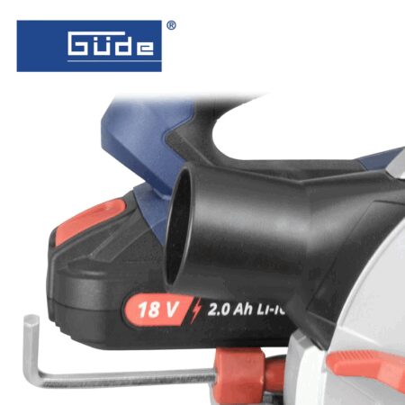Акумулаторен Ръчен циркуляр GUDE KS 18-0 / 58517 / 8