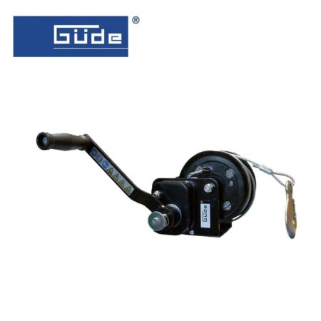 Ръчна лебедка 720кг 20м стоманено въже / GUDE 55126 / 1
