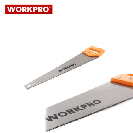 Ръчен трион с дървена дръжка 450мм / Workpro W016012 / 3
