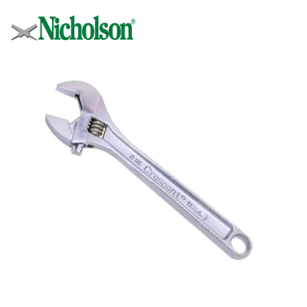 Регулируем гаечен ключ, 6“, гланц  / NICHOLSON 213206 /