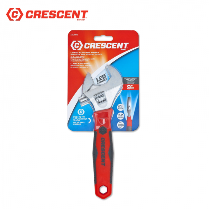 Регулируем ключ с LED подсветка (2 диода) 33 мм / CRESCENT ACL29VS / 2