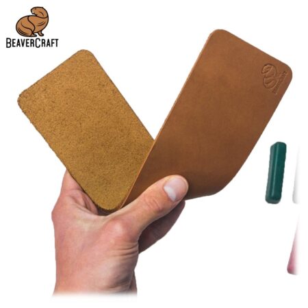 Ремък - кожен, за заточване с блокчета полир P03 / BeaverCraft LS7P03 / 2