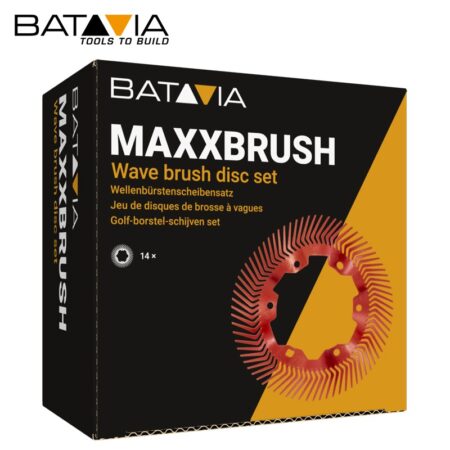 Вълнообразна четка | Червена | MAXXBRUSH / BATAVIA 7063639 / 3