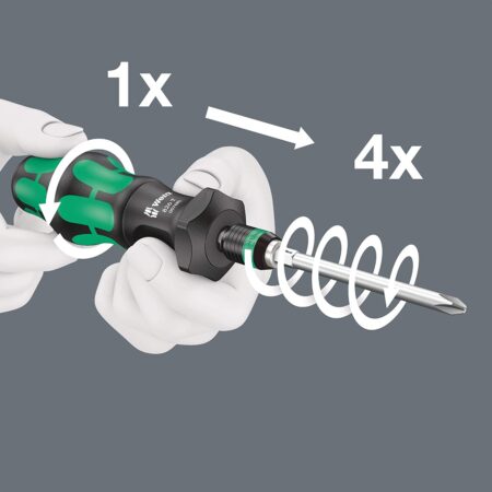Ръкохватка комплект с битове Kraftform Kompakt Turbo 1 4