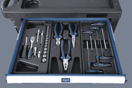 Количка за инструменти, 263 части Scheppach TW1000 / 5909304900 / 16