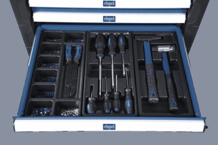 Количка за инструменти, 263 части Scheppach TW1000 / 5909304900 / 19
