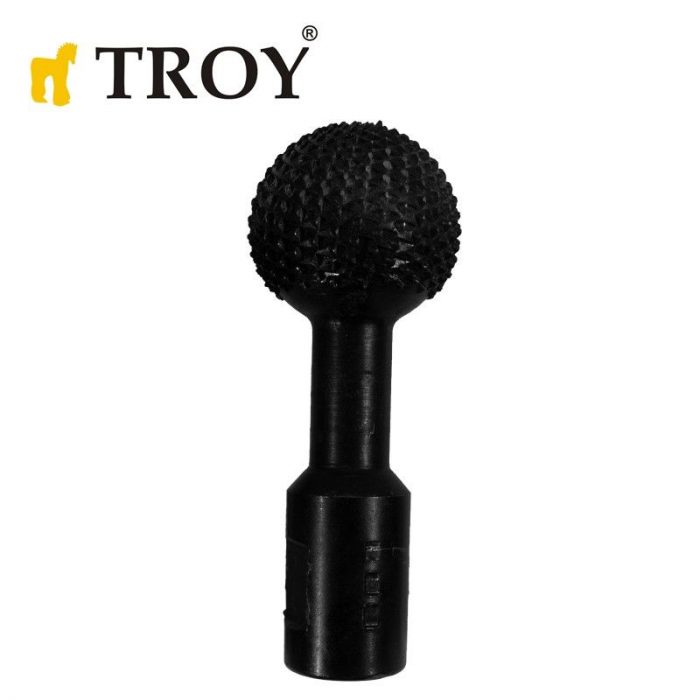 Сферичен фрезер за ъглошлайф, за дърво / Troy 25082 / 40 мм 1