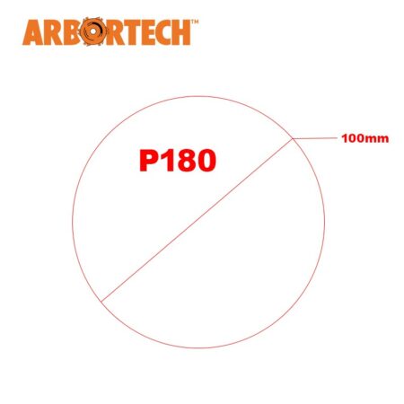 Шлайфаща шайба / Шкурка - кръгла едрост P 180 / Arbortech PWC.FG.DISC18008 / 8 бр. 2