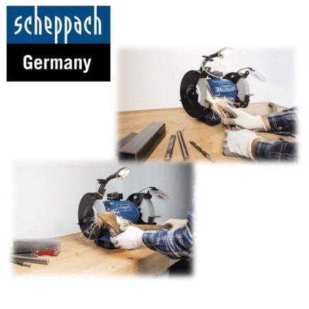 Шмиргел 550 W 200 мм Scheppach BG200 / 4903105901 / 10