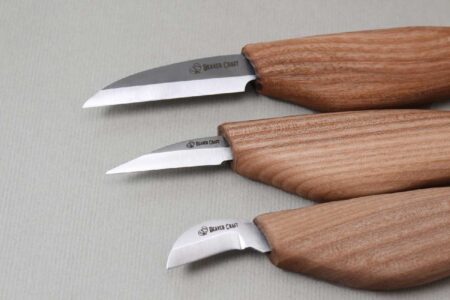 Начален комплект длета за дърворезба с аксесоари / BeaverCraft S15 / 3