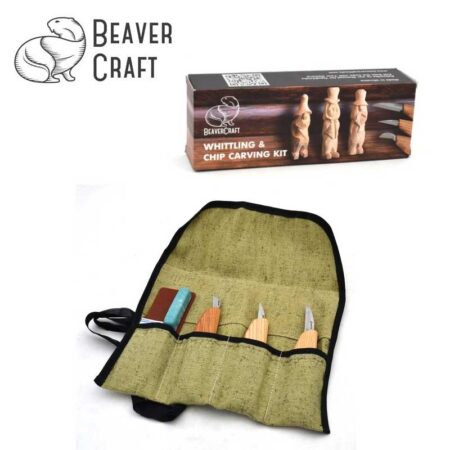 Начален комплект длета за дърворезба с аксесоари / BeaverCraft S15 / 1