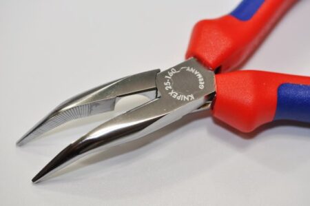 Телефонни изолирани клещи с дълги извити човки 160 мм / Knipex 2525160 2