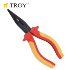 Телефонни клещи с прави човки VDE изолирани 1000V, 160 мм / Troy 21816