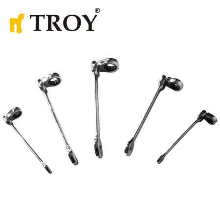 Тресчоти звездогаечни ключове с подвижна глава / Troy 21700 / 3