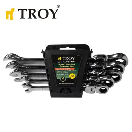 Тресчоти звездогаечни ключове с подвижна глава / Troy 21700 / 1
