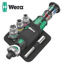 Тресчотка Zyklop 8009 / Тресчота ръкохватка, 18 части / WERA 05004281001 /