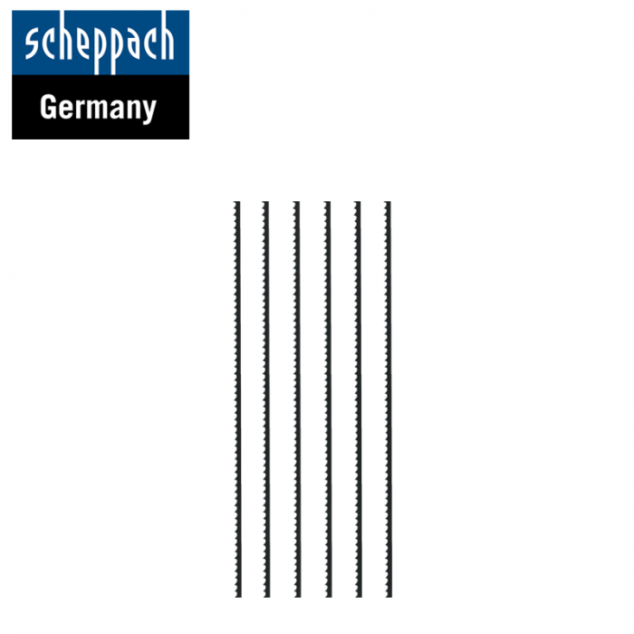 Триончета за контурен трион 25 ТPI, 6бр. Scheppach 1