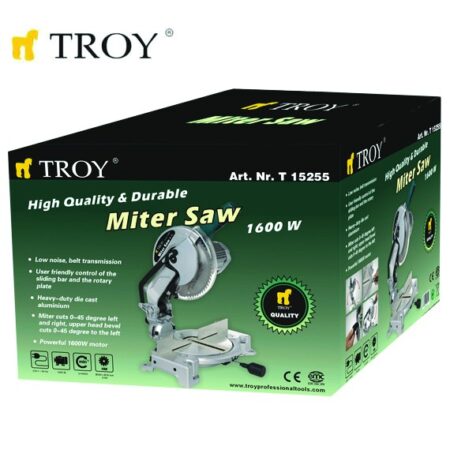 Циркуляр за ъглово рязане / Troy 15255 / O255 мм 2