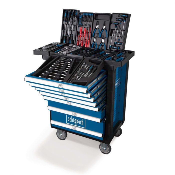 Количка за инструменти, 263 части Scheppach TW1000 / 5909304900 / 5