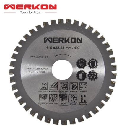 Универсален диск 160 x 20 mm 40 Z / WERKON 38058 /